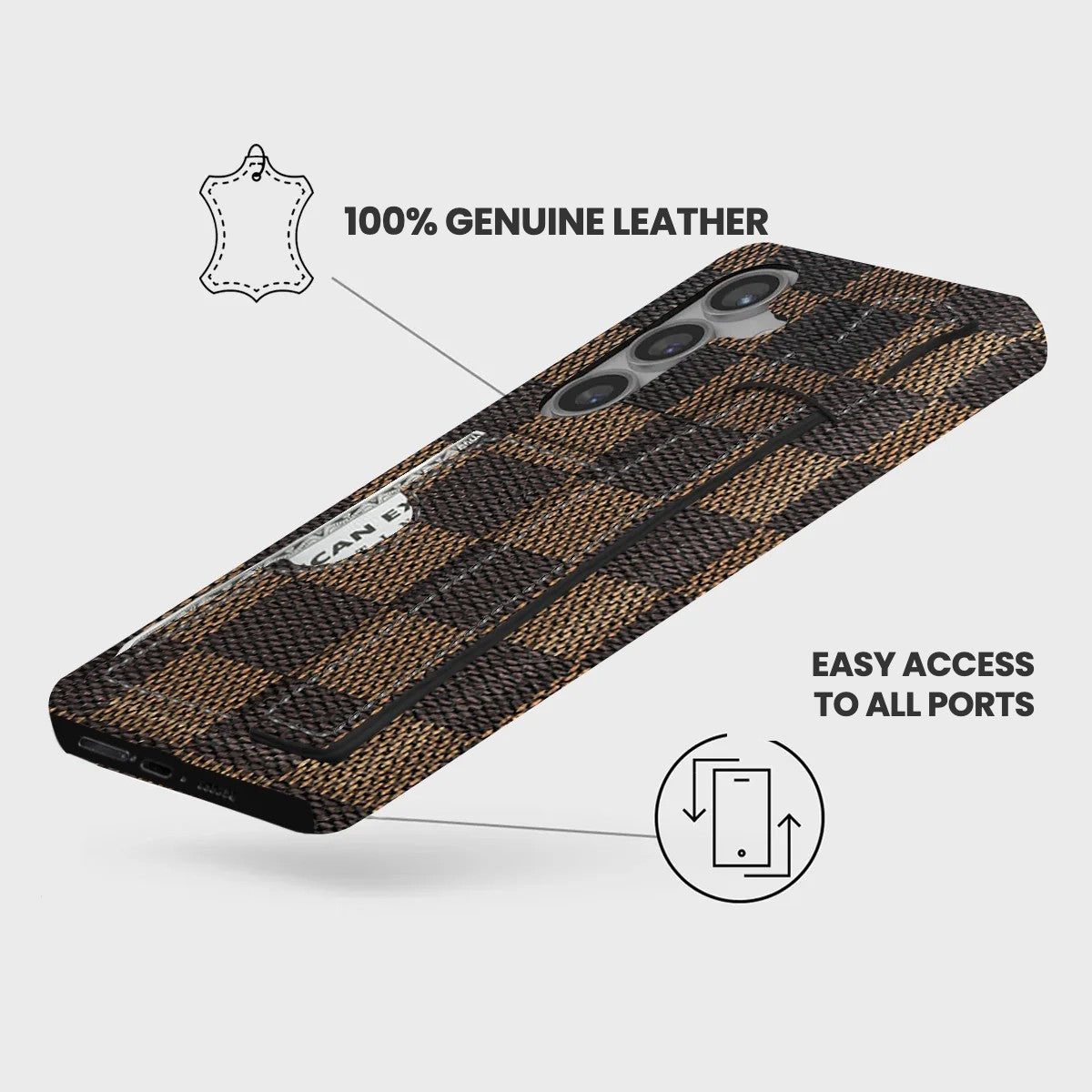 Galaxy S25 Plus Case — Dama Handle Cardholder