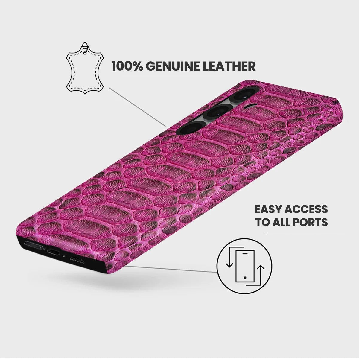 Galaxy S25 Plus Leather Case — Piton