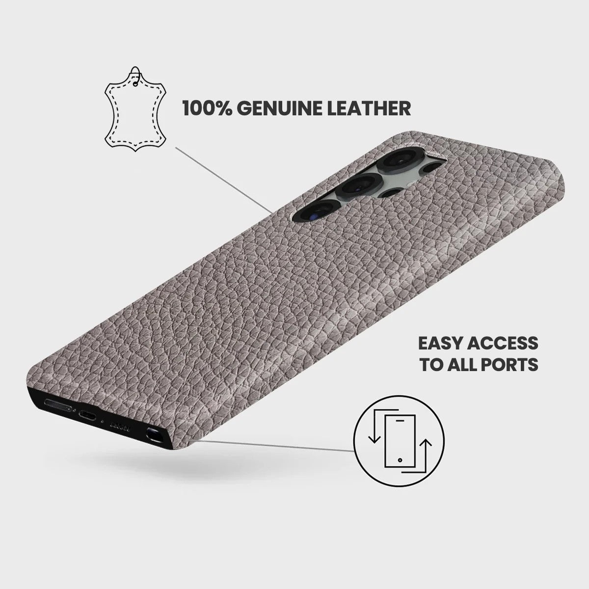 Galaxy S25 Ultra Leather Case — Ashe