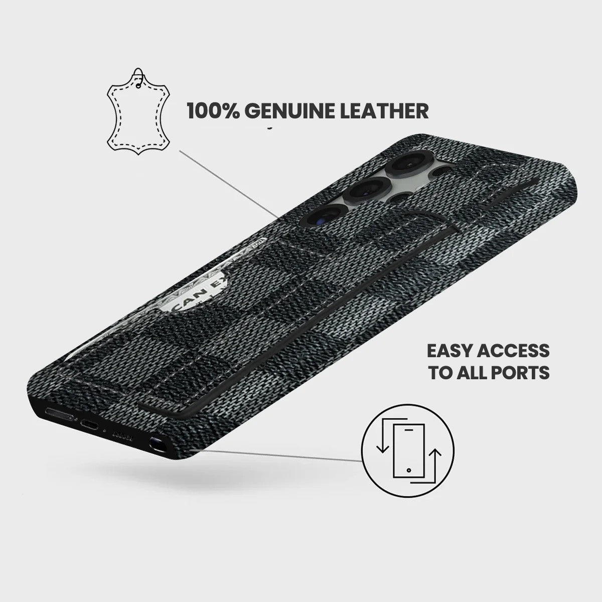 Galaxy S25 Ultra Case — Dama Handle Cardholder