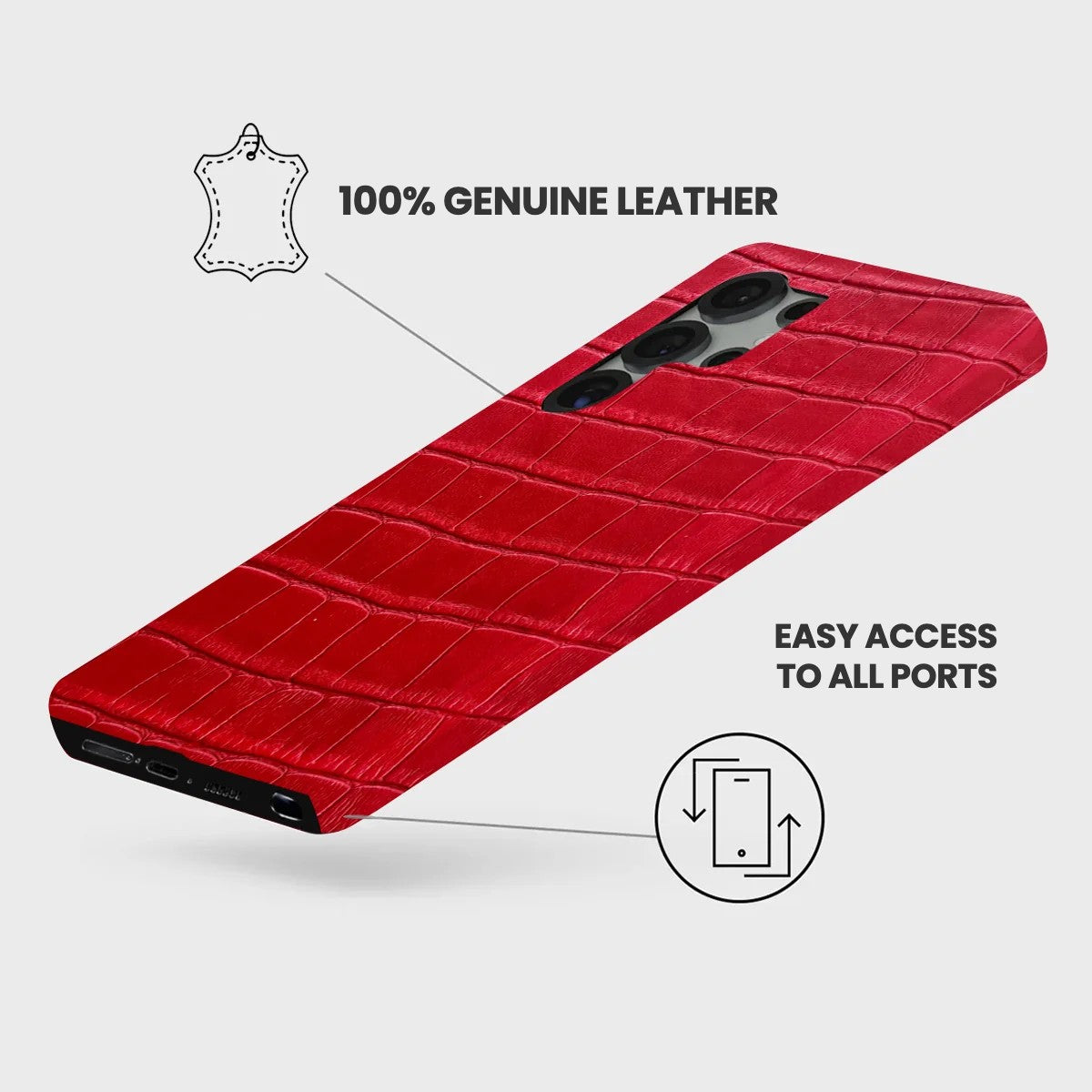 Galaxy S25 Ultra Leather Case — Vega