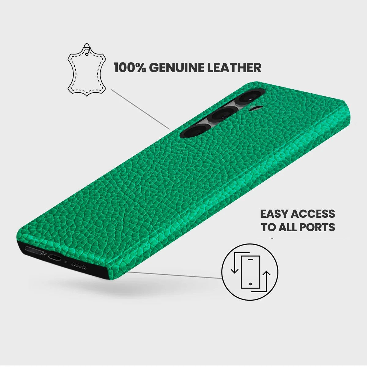 Galaxy S26 Leather Case — Ashe