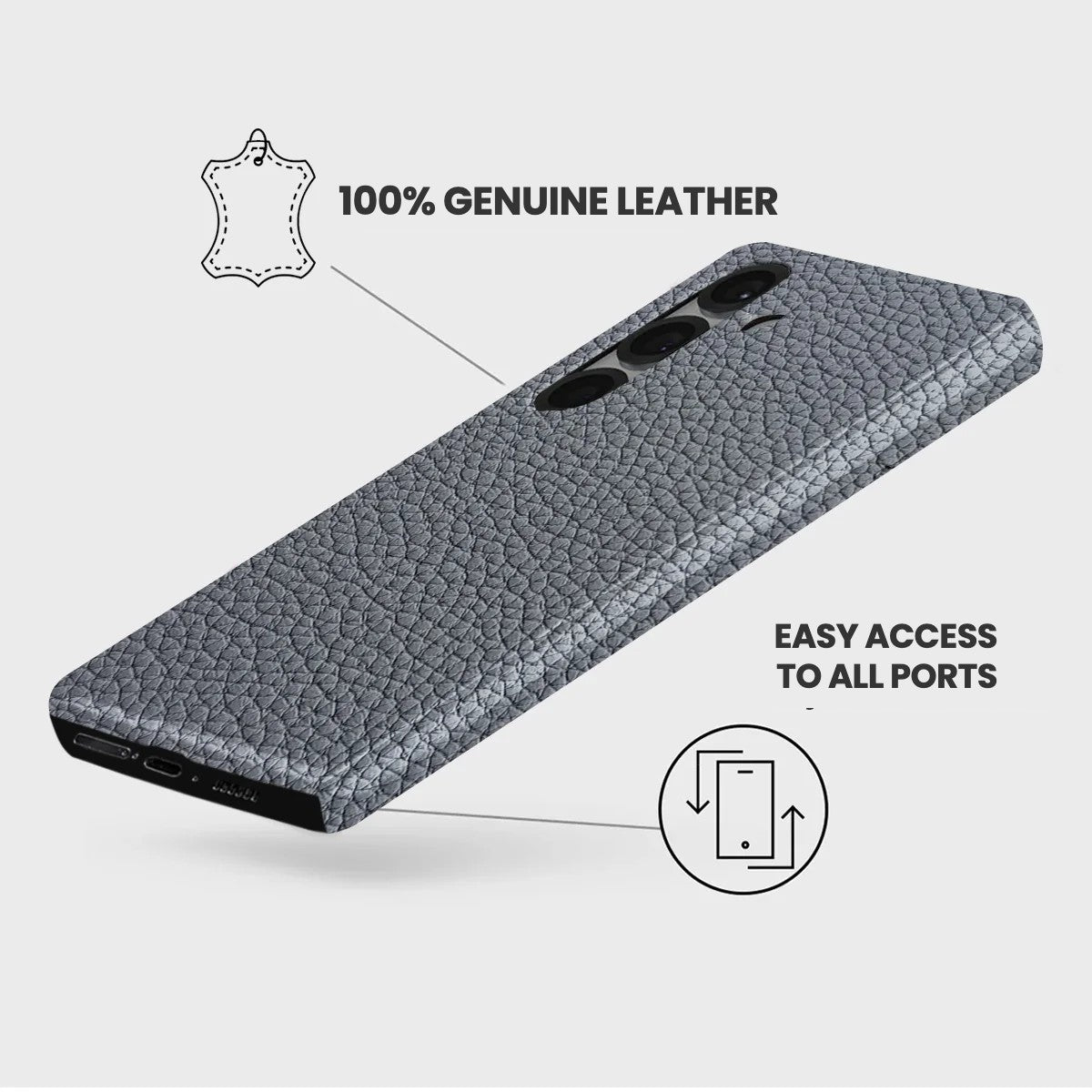 Galaxy S26 Leather Case — Ashe