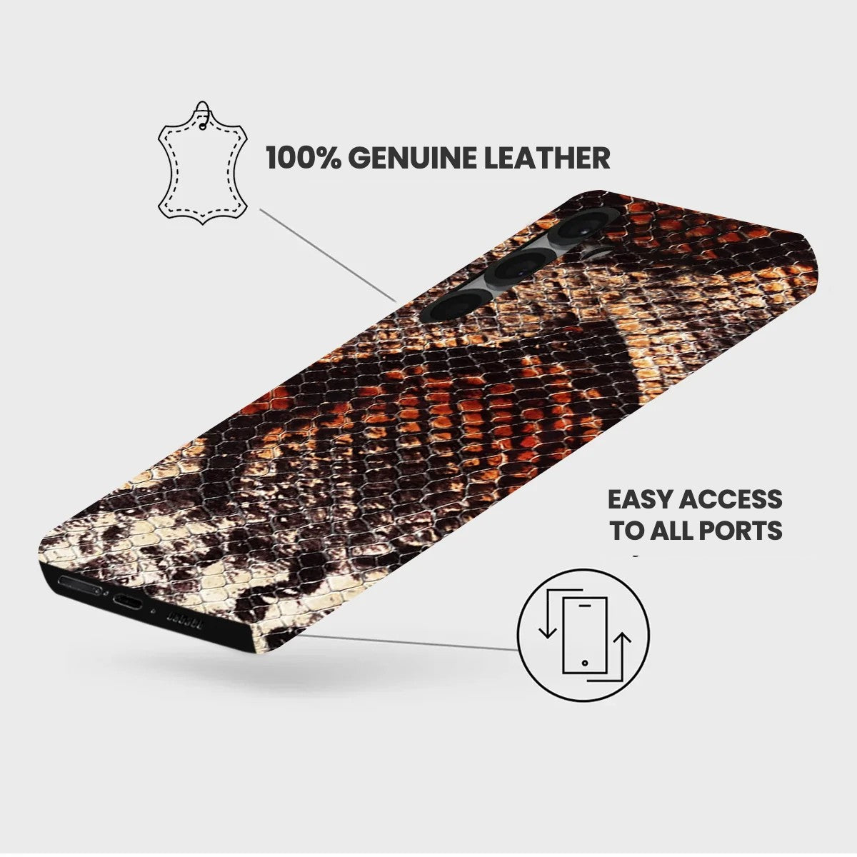 Galaxy S26 Leather Case — Elise
