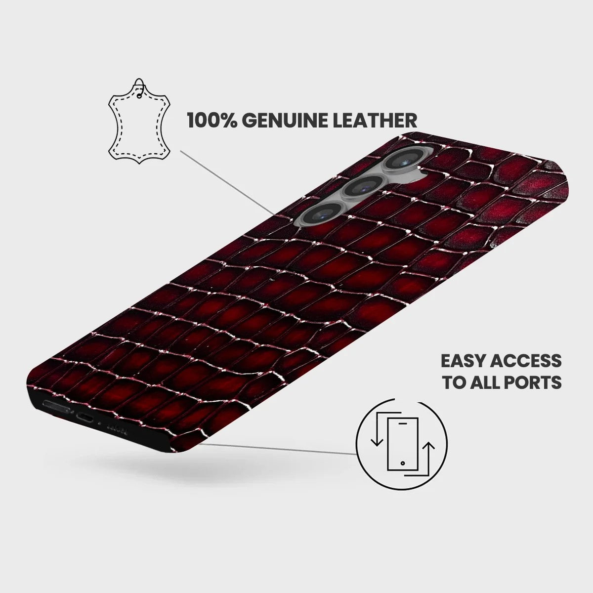 Galaxy S26 Leather Case — Lusso