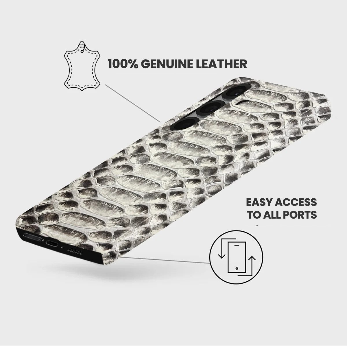 Galaxy S26 Leather Case — Piton