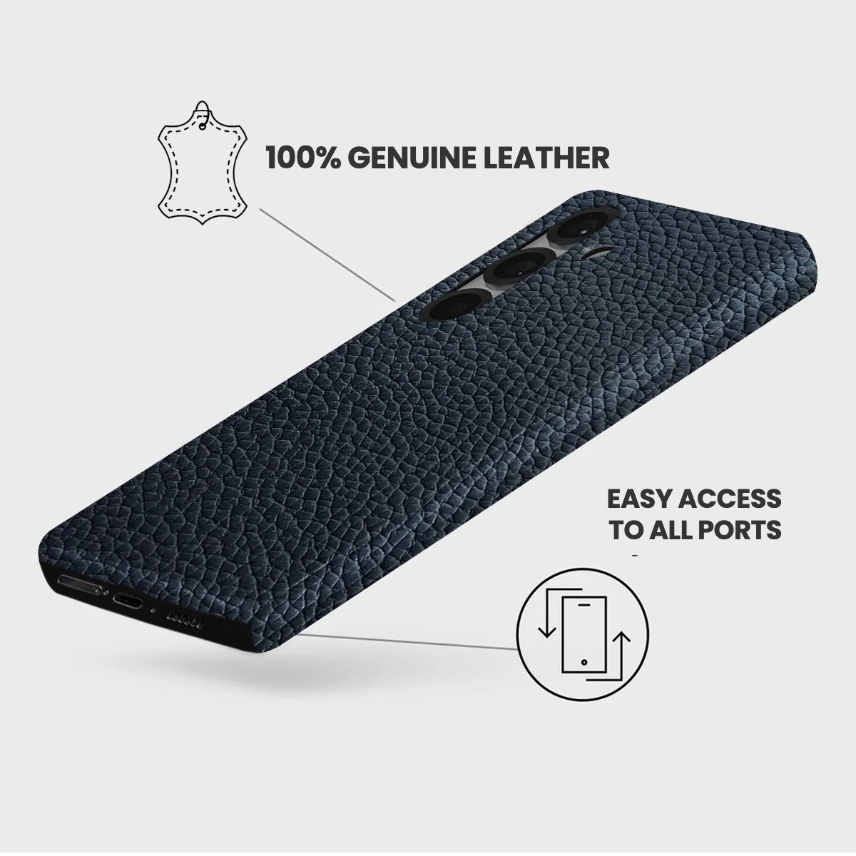 Galaxy S26 Plus Leather Case — Ashe