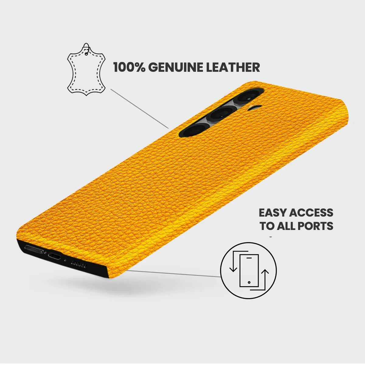 Galaxy S26 Plus Leather Case — Ashe