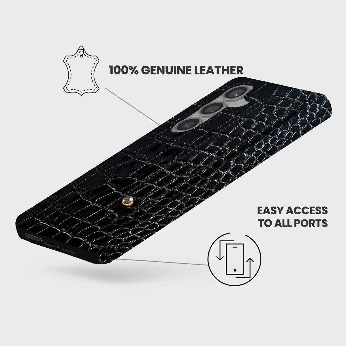 Galaxy S26 Plus Leather Case — Neo Handle