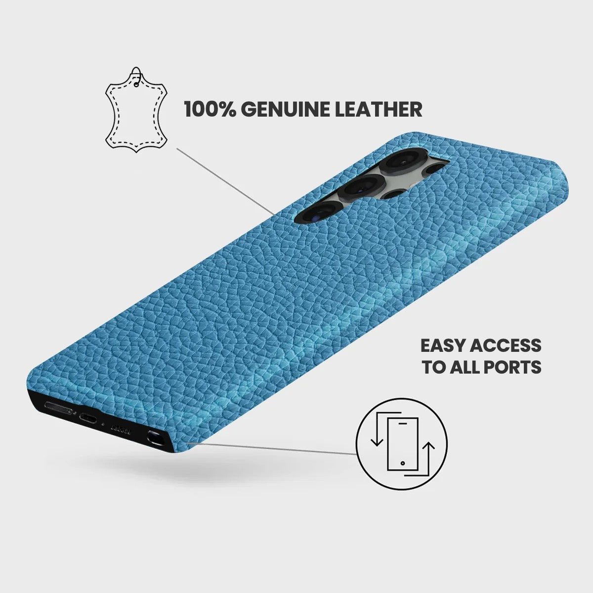 Galaxy S26 Ultra Leather Case — Ashe