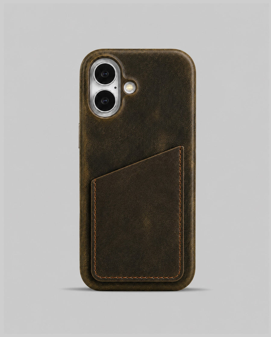 iPhone 16 Leather Case — Hari Cardholder