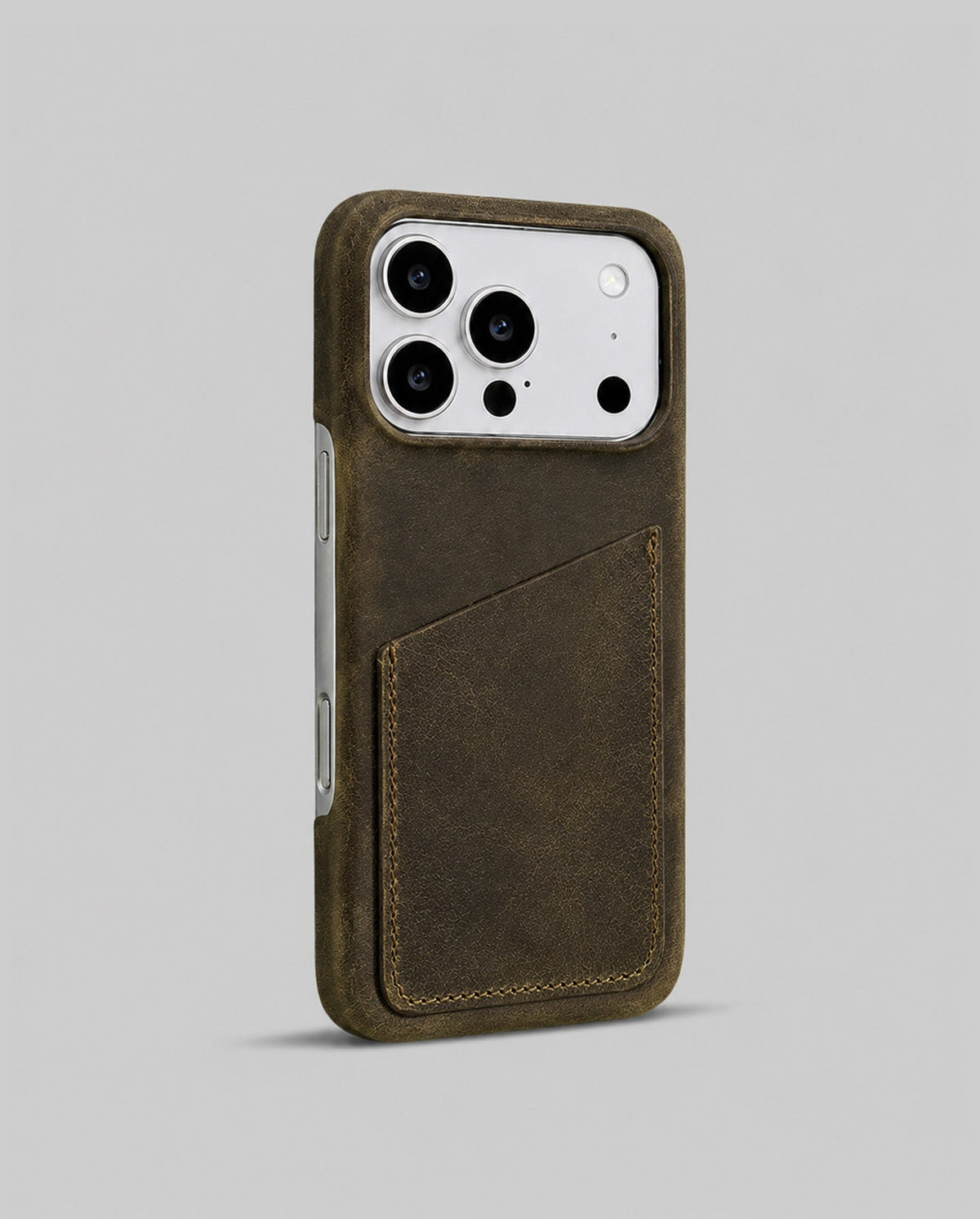 iPhone 17 Pro Leather Case — Hari Cardholder