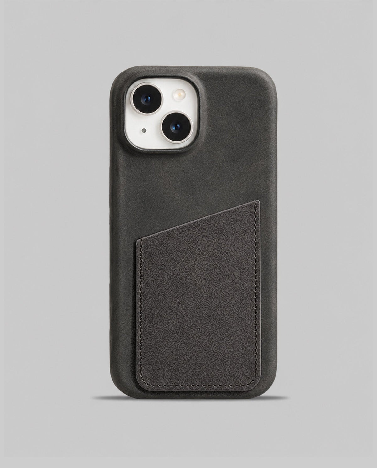 iPhone 15 Plus Leather Case — Hari Cardholder