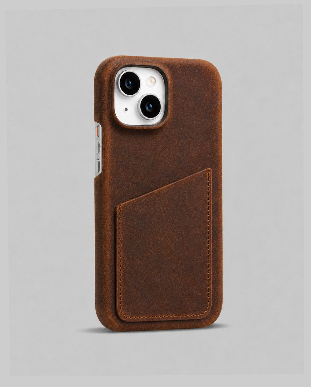 iPhone 15 Plus Leather Case — Hari Cardholder