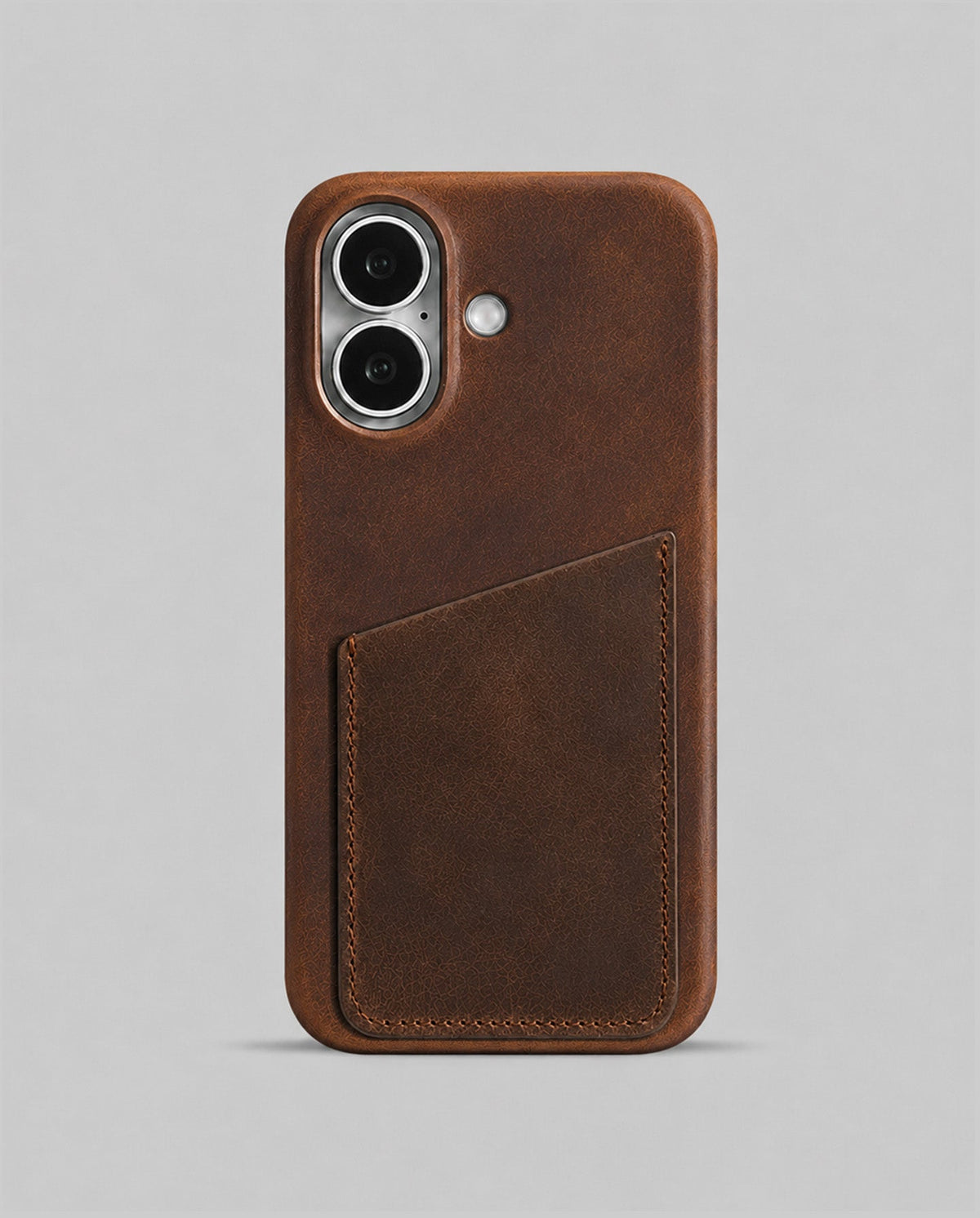 iPhone 16 Plus Leather Case — Hari Cardholder