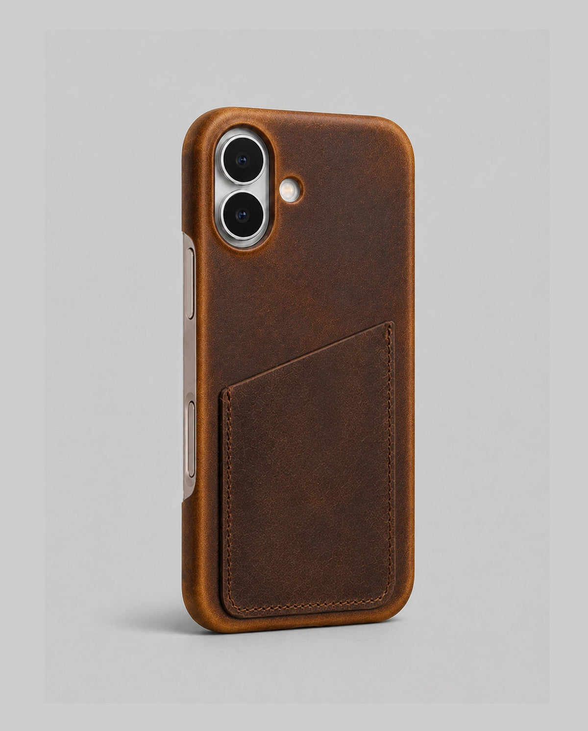 iPhone 16 Plus Leather Case — Hari Cardholder