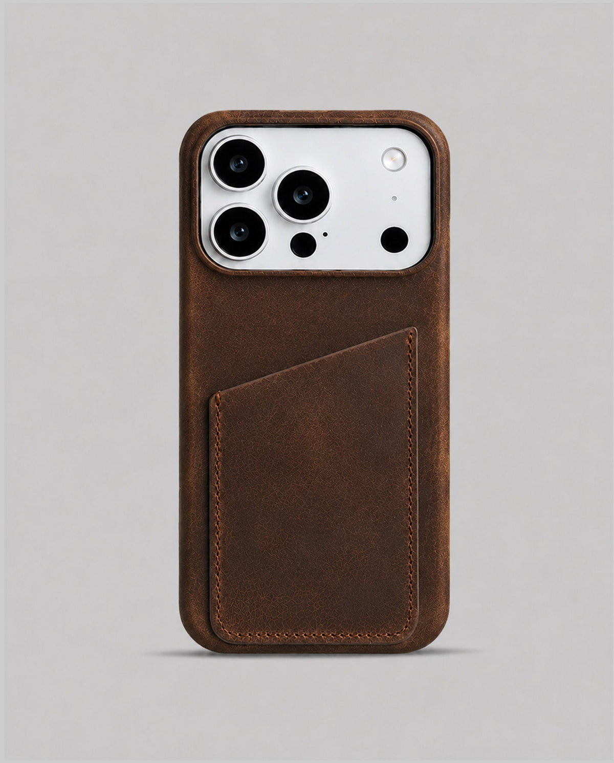 iPhone 17 Pro Leather Case — Hari Cardholder