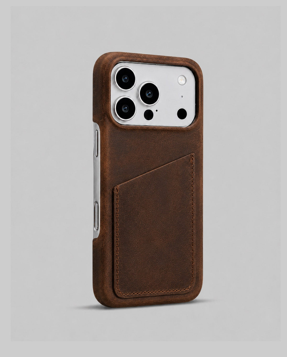 iPhone 18 Pro Leather Case — Hari Cardholder
