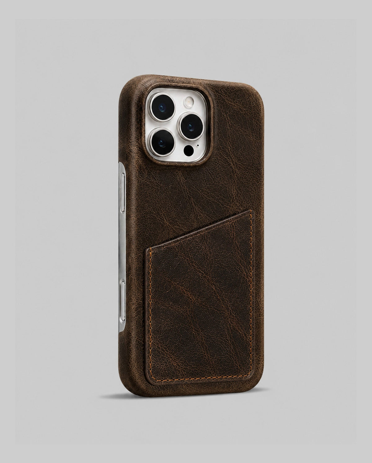iPhone 16 Pro Leather Case — Harleys Cardholder