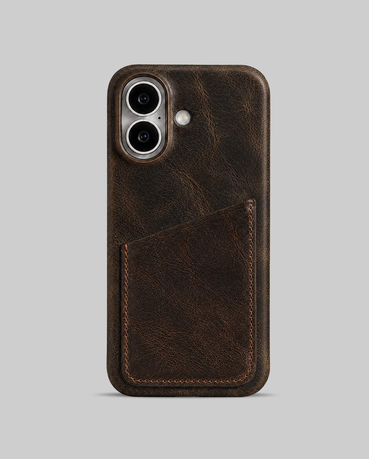 iPhone 16 Plus Leather Case — Harleys Cardholder