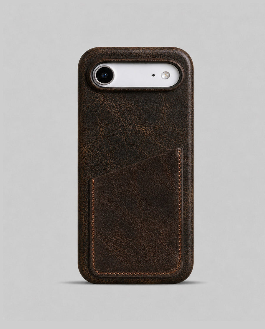 iPhone 17 Air Leather Case — Harleys Cardholder