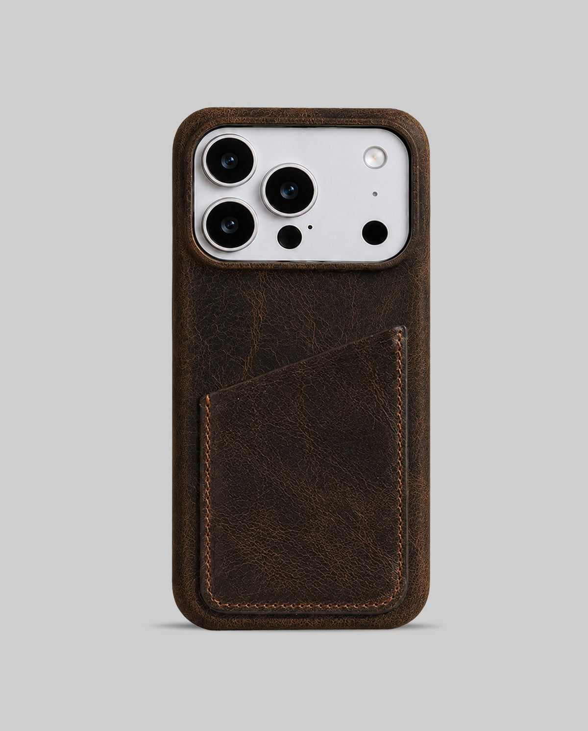 iPhone 17 Pro Max Leather Case — Harleys Cardholder
