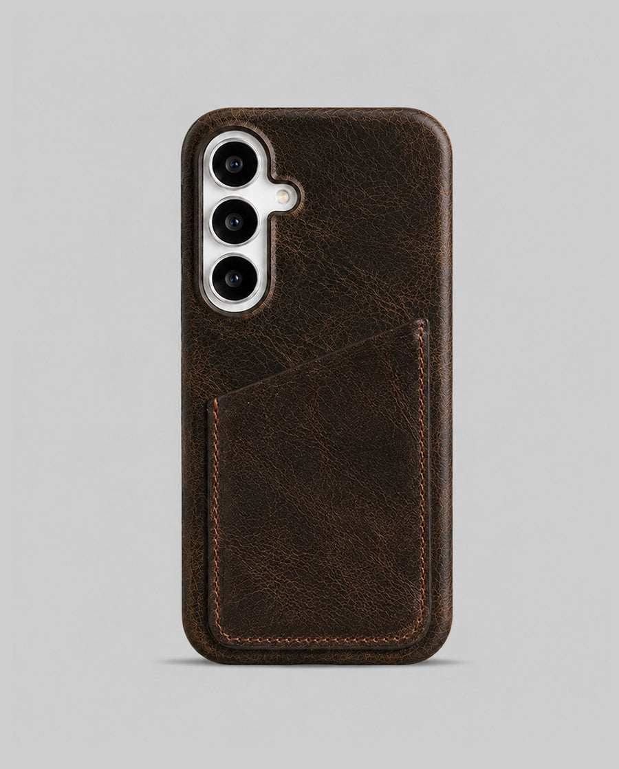 Galaxy S26 Plus Leather Case — Harleys Cardholder
