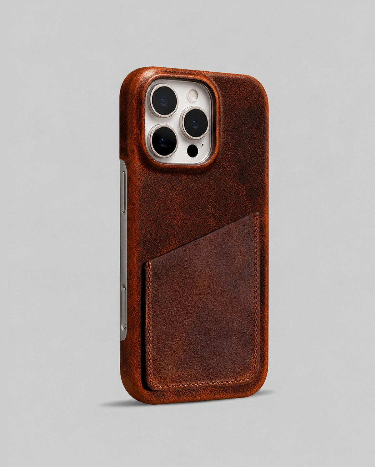 iPhone 16 Pro Leather Case — Harleys Cardholder