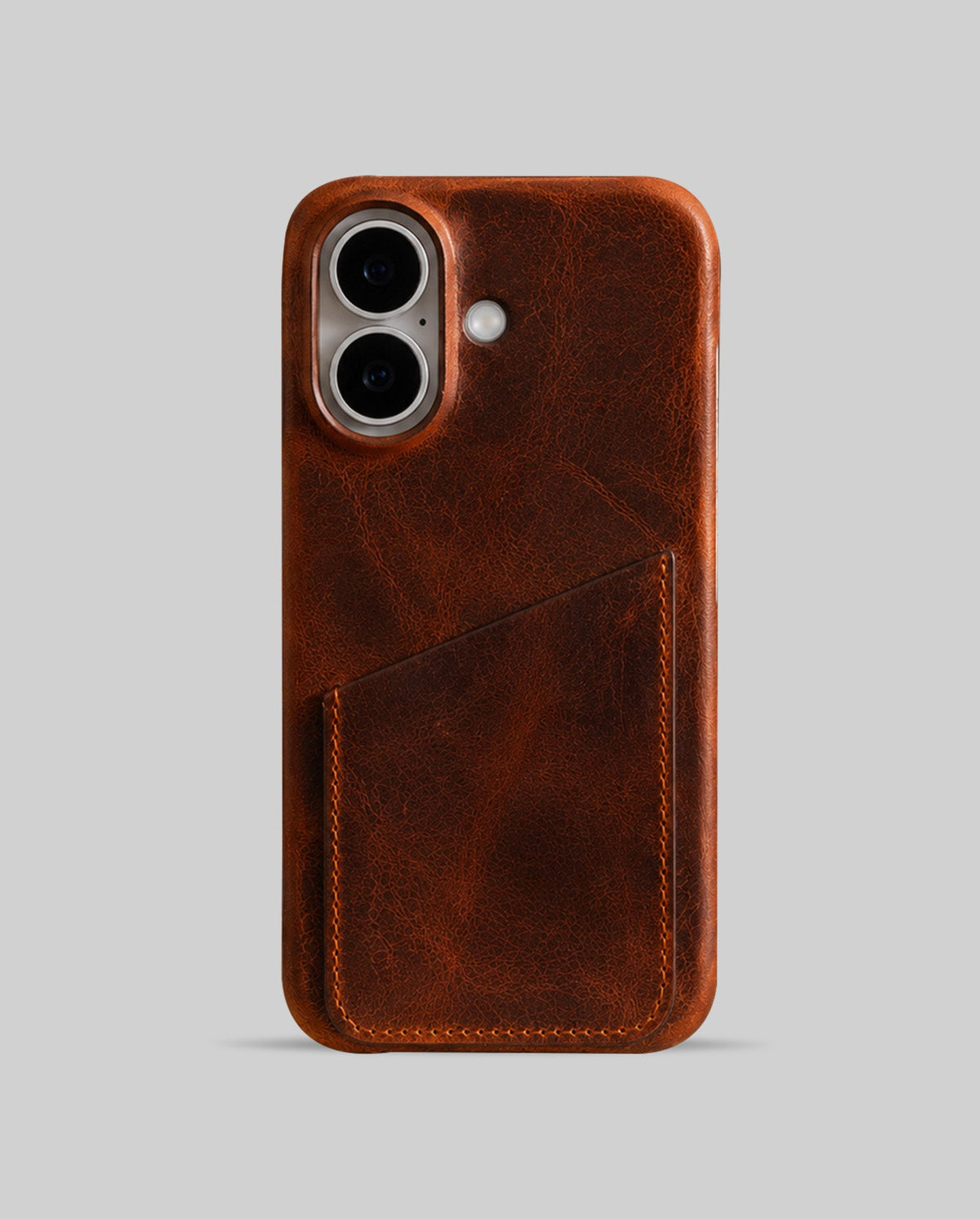 iPhone 16 Plus Leather Case — Harleys Cardholder