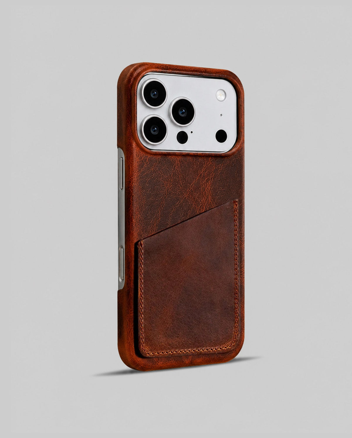 iPhone 17 Pro Max Leather Case — Harleys Cardholder