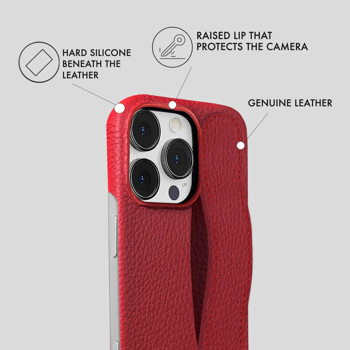 iPhone 16 Pro Max Leather Case — Ashe Handle