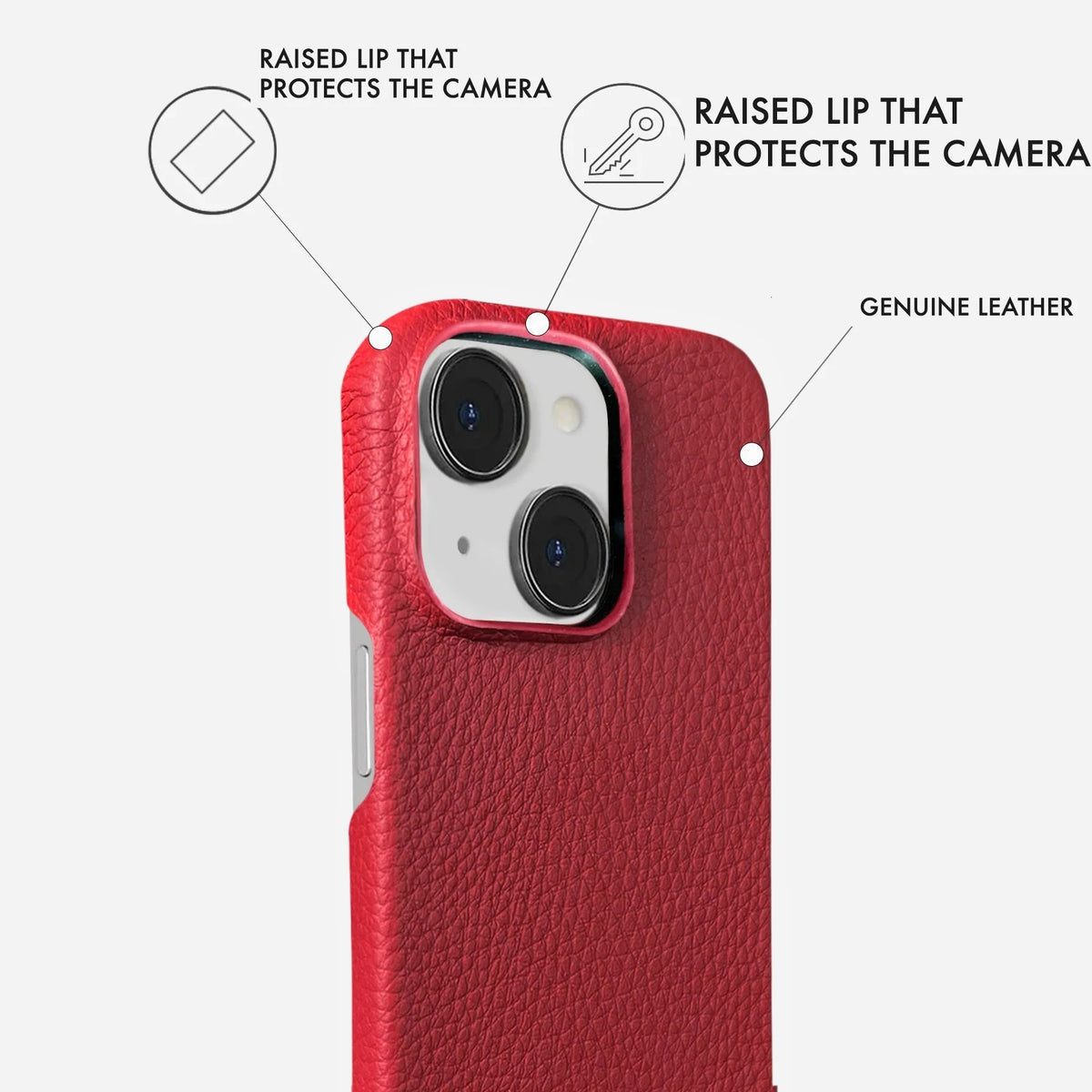 iPhone 15 Plus Leather Case — Ashe