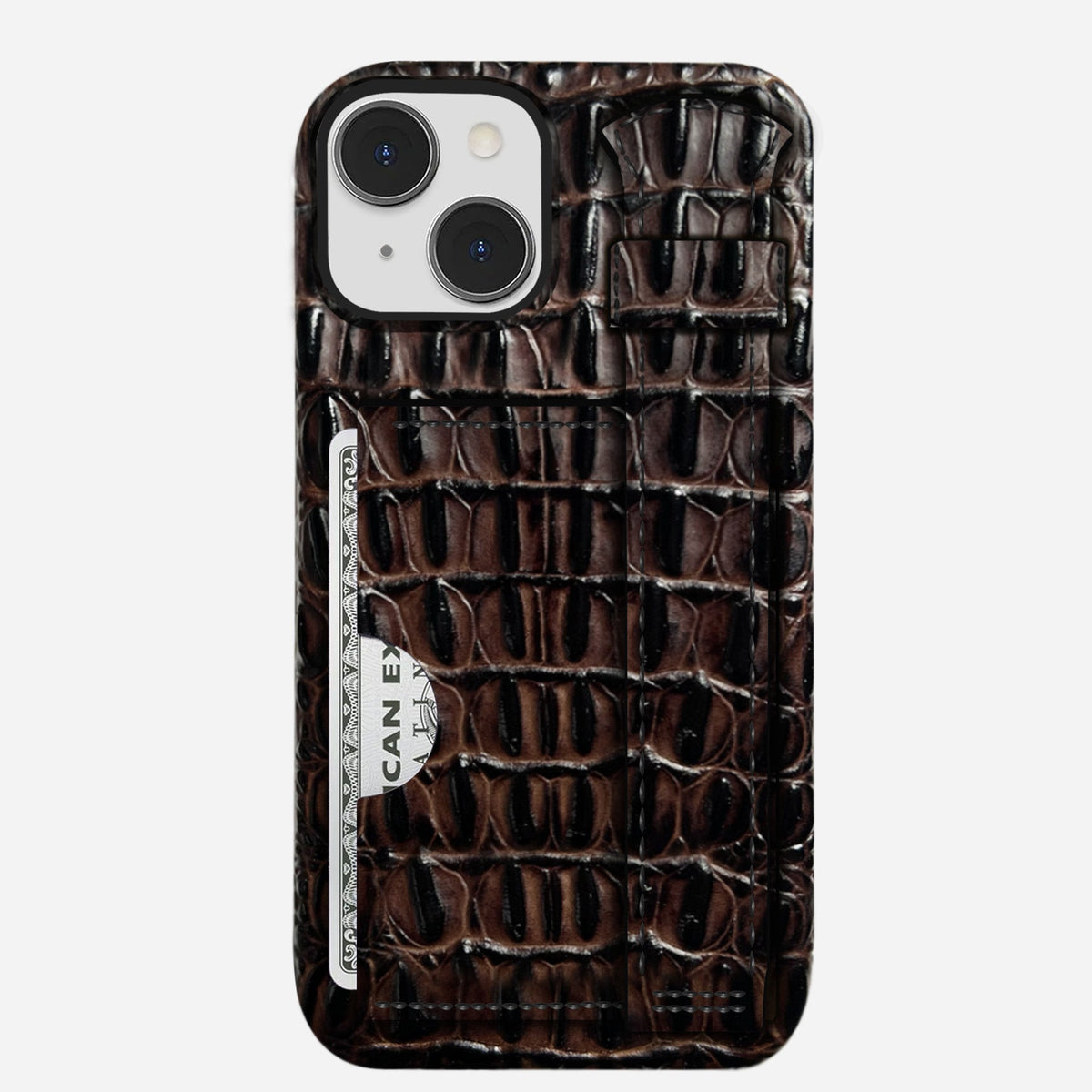 iPhone 13 Leather Case — Titan Handle Cardholder
