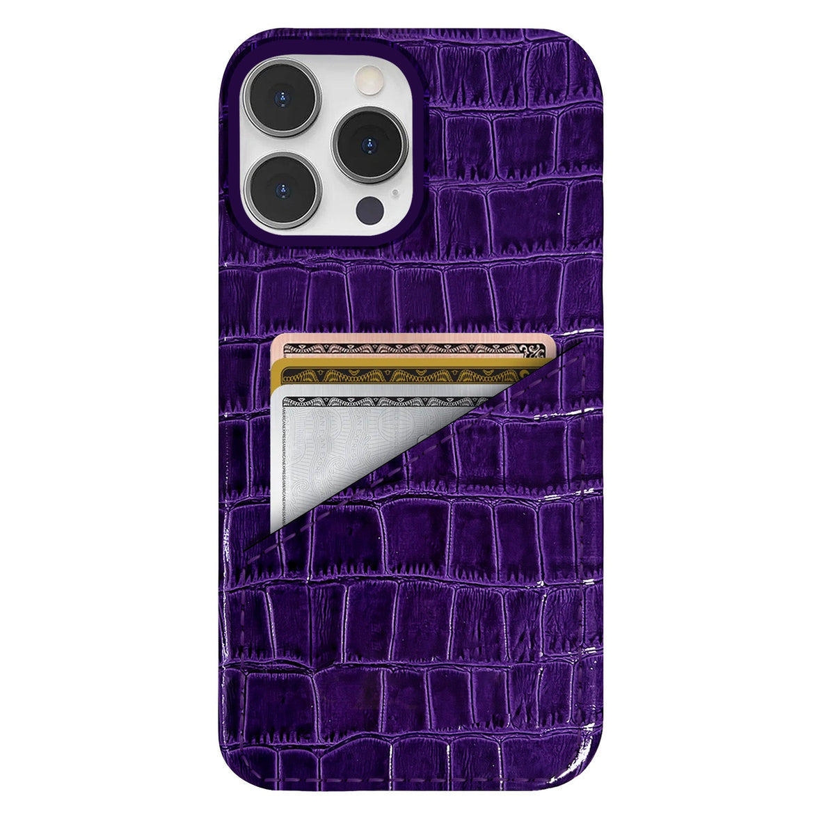 iPhone 14 Pro Leather Case — Vega Cardholder