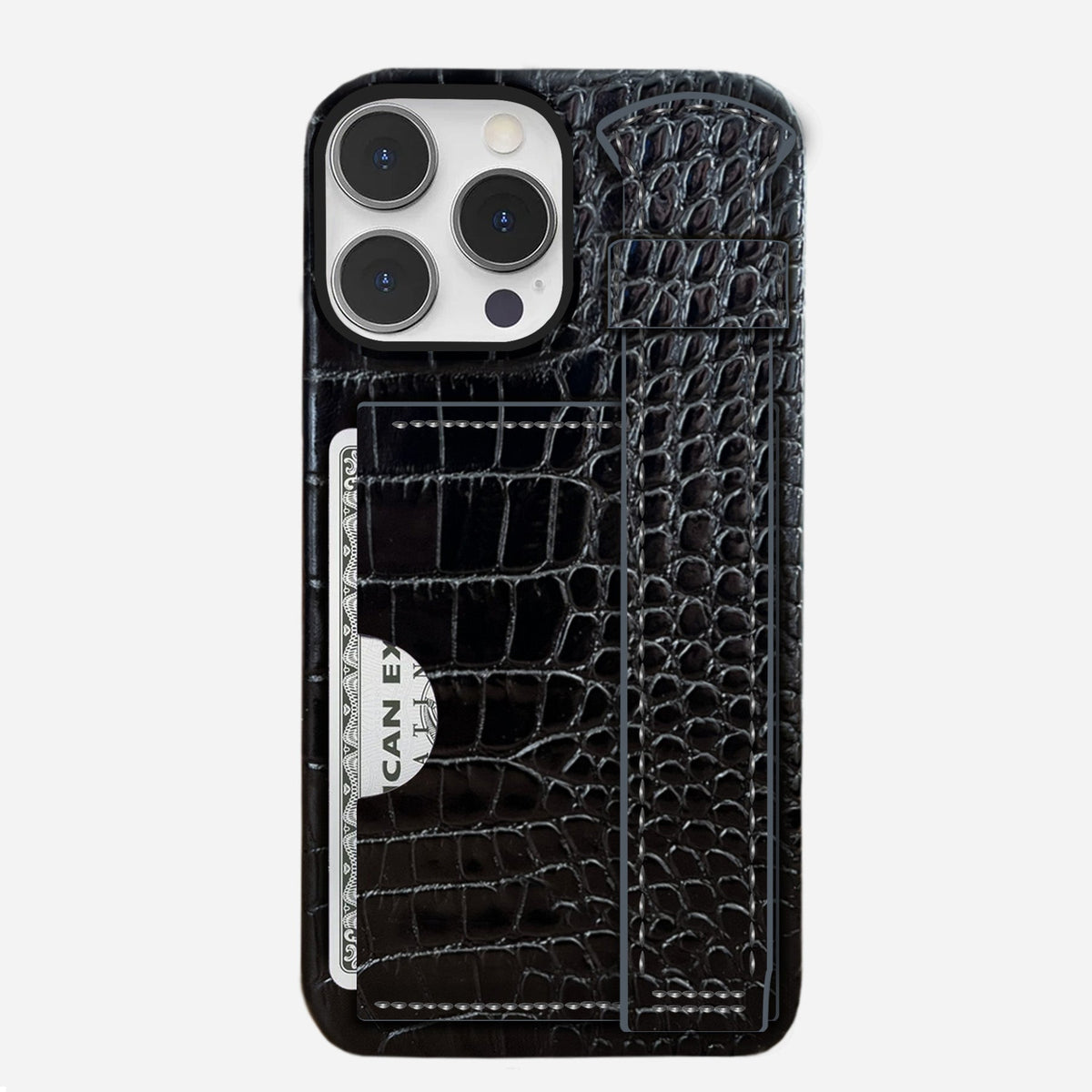 iPhone 16 Pro Max Leather Case — Neo Handle Cardholder