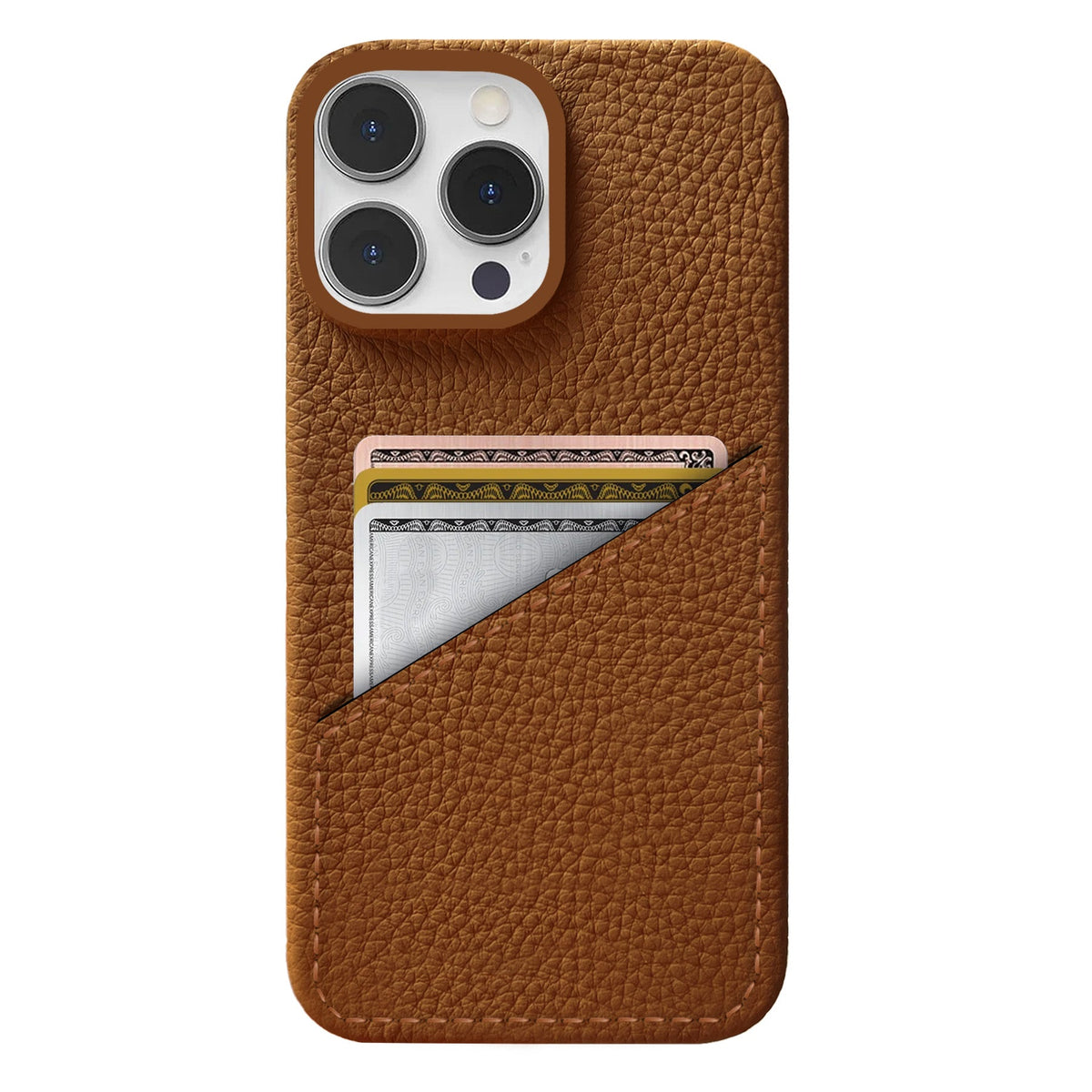 iPhone 16 Pro Leather Case — Ashe Cardholder