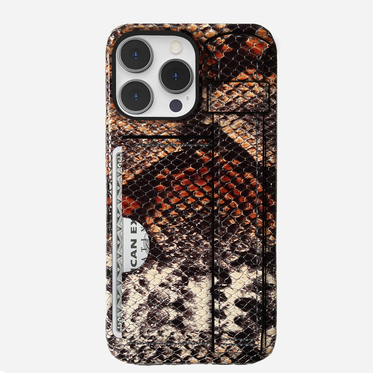 iPhone 16 Pro Leather Case — Elise Handle Cardholder