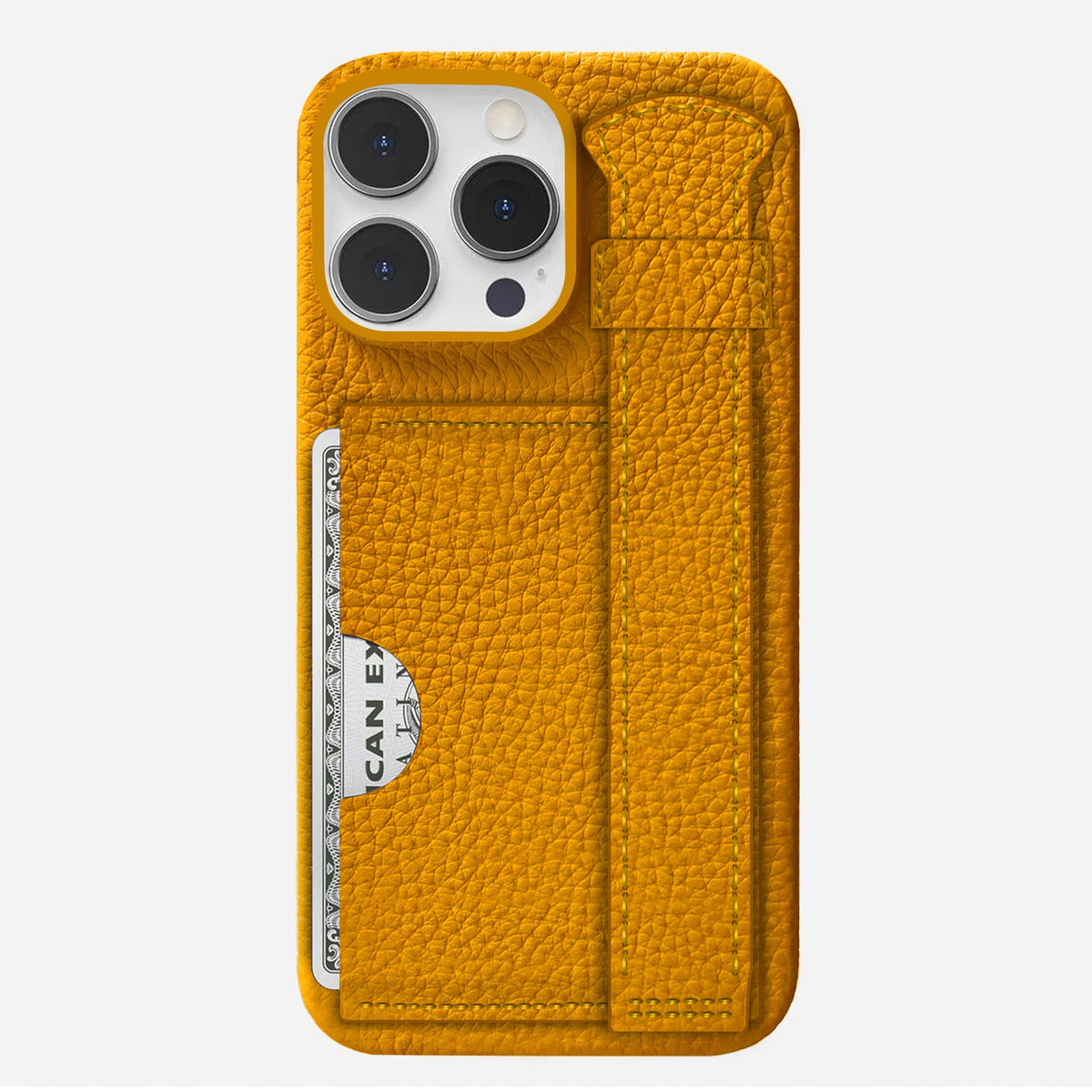 iPhone 13 Pro Leather Case — Ashe Handle Cardholder