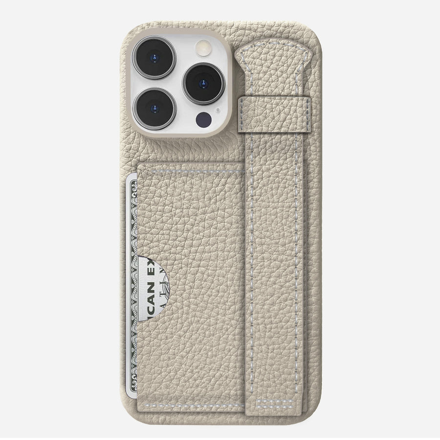 iPhone 13 Pro Leather Case — Ashe Handle Cardholder