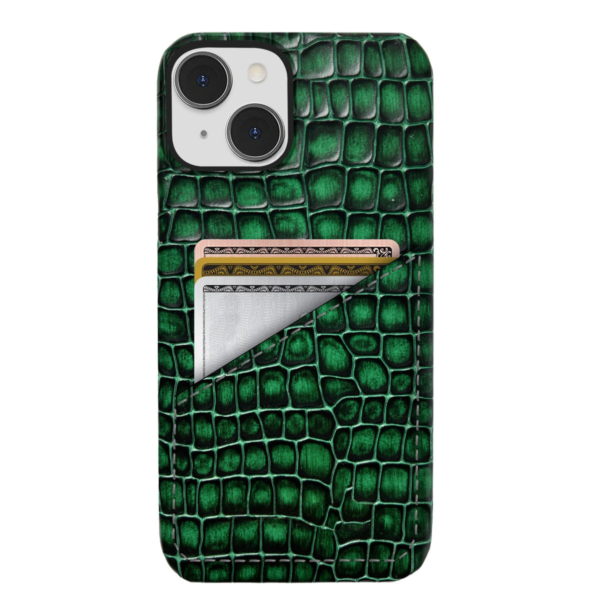iPhone 15 Leather Case — Lusso Cardholder