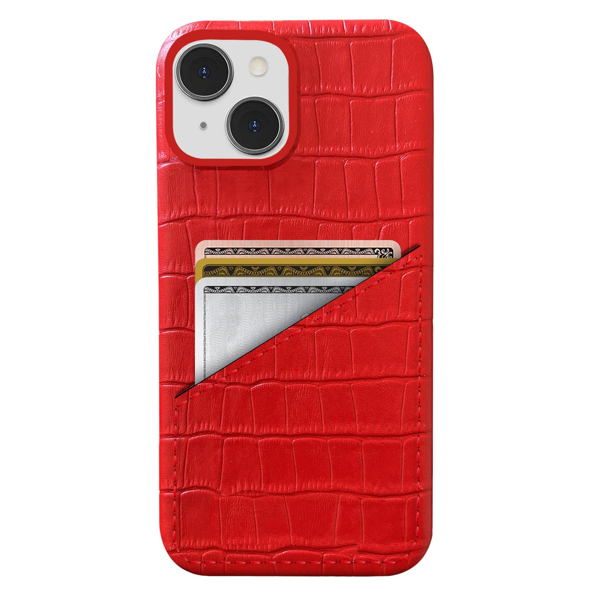 iPhone 14 Plus Leather Case — Vega Cardholder