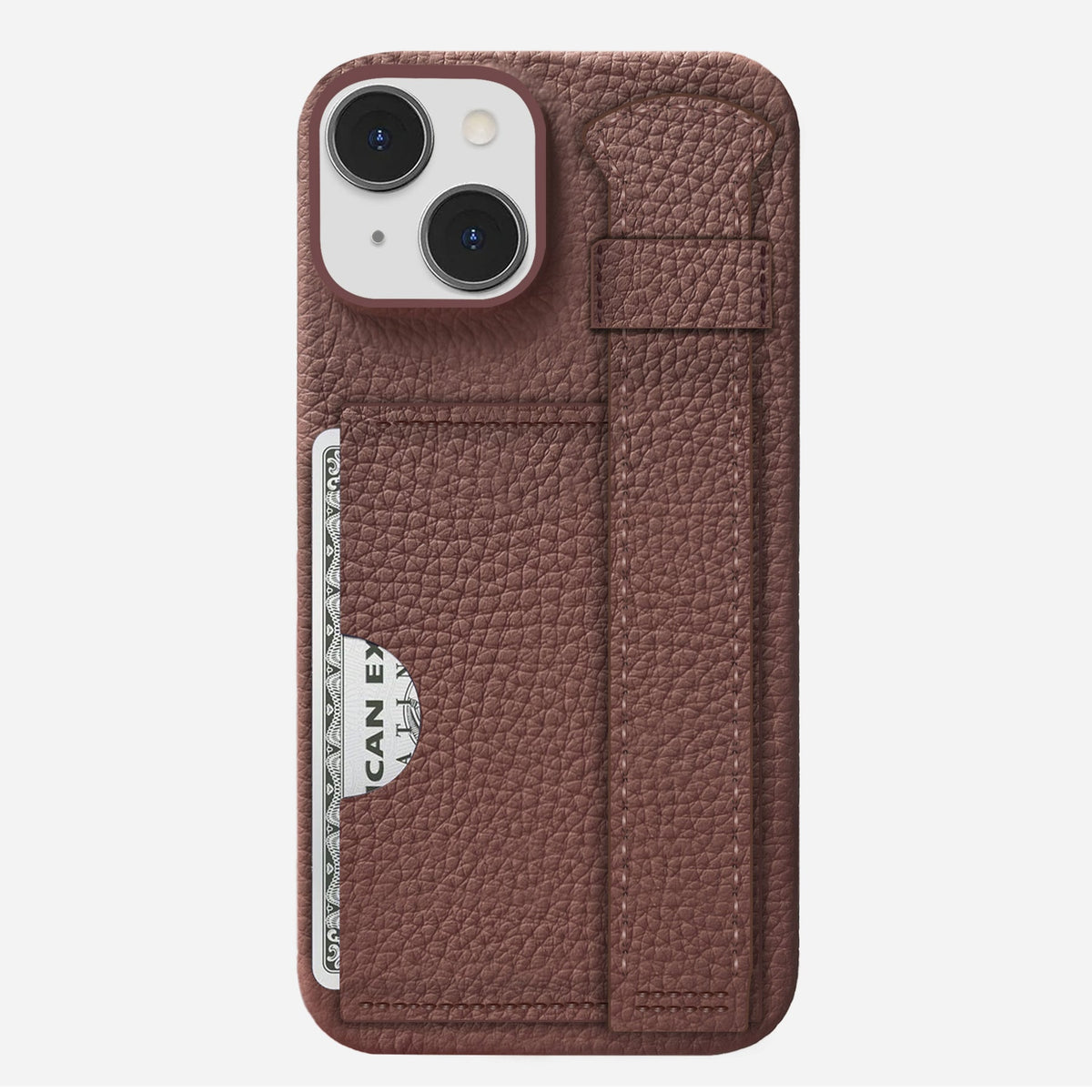 iPhone 15 Leather Case — Ashe Handle Cardholder