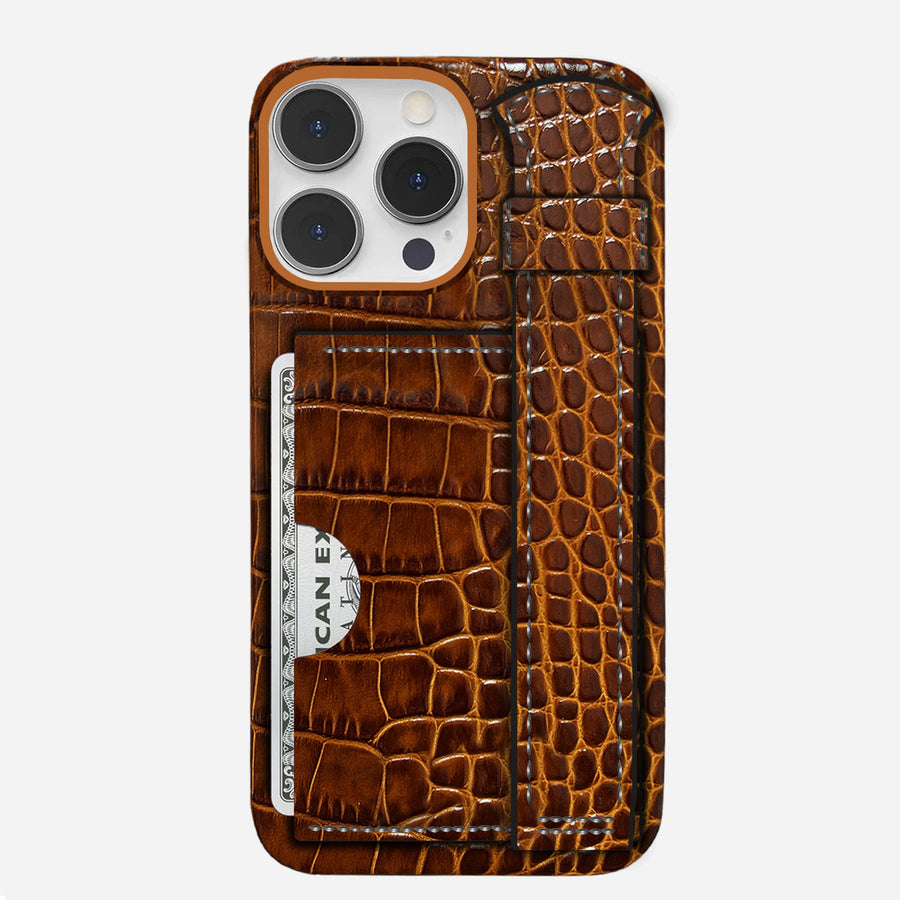 iPhone 16 Pro Leather Case — Neo Handle Cardholder