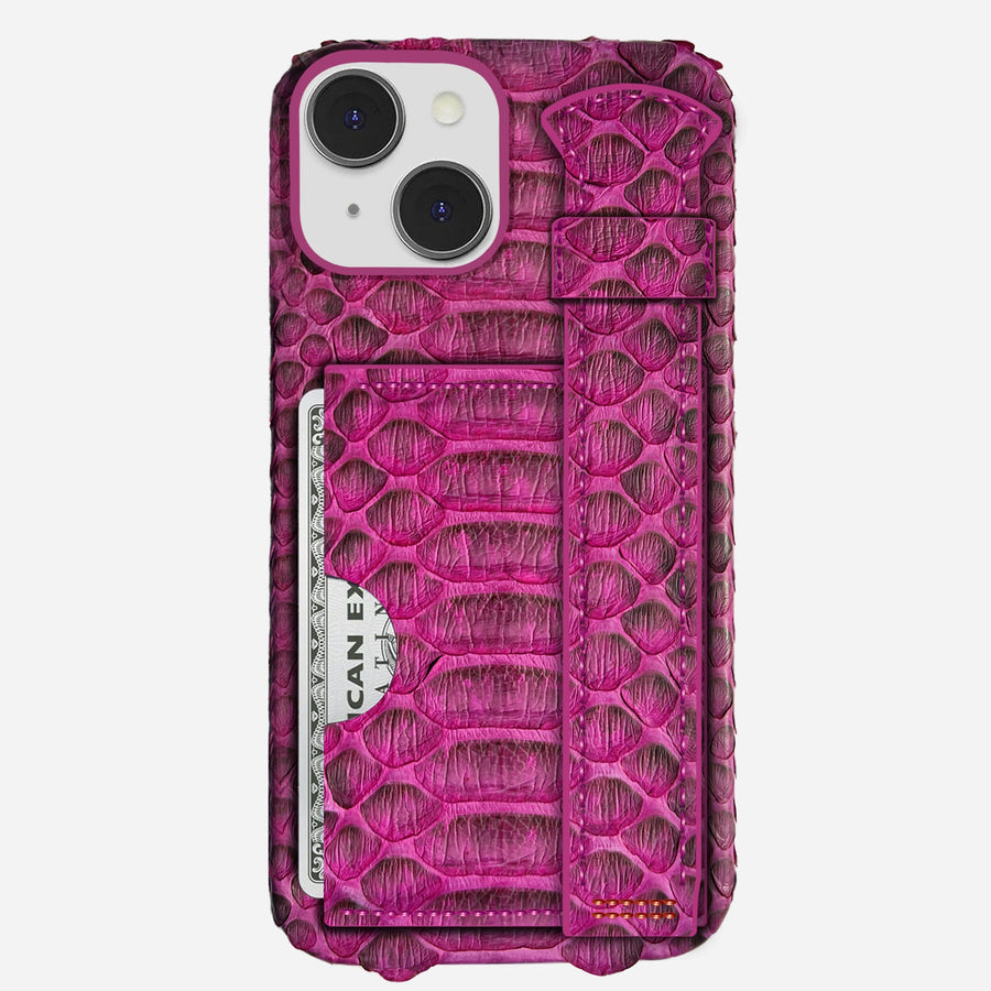 iPhone 13 Leather Case — Piton Handle Cardholder
