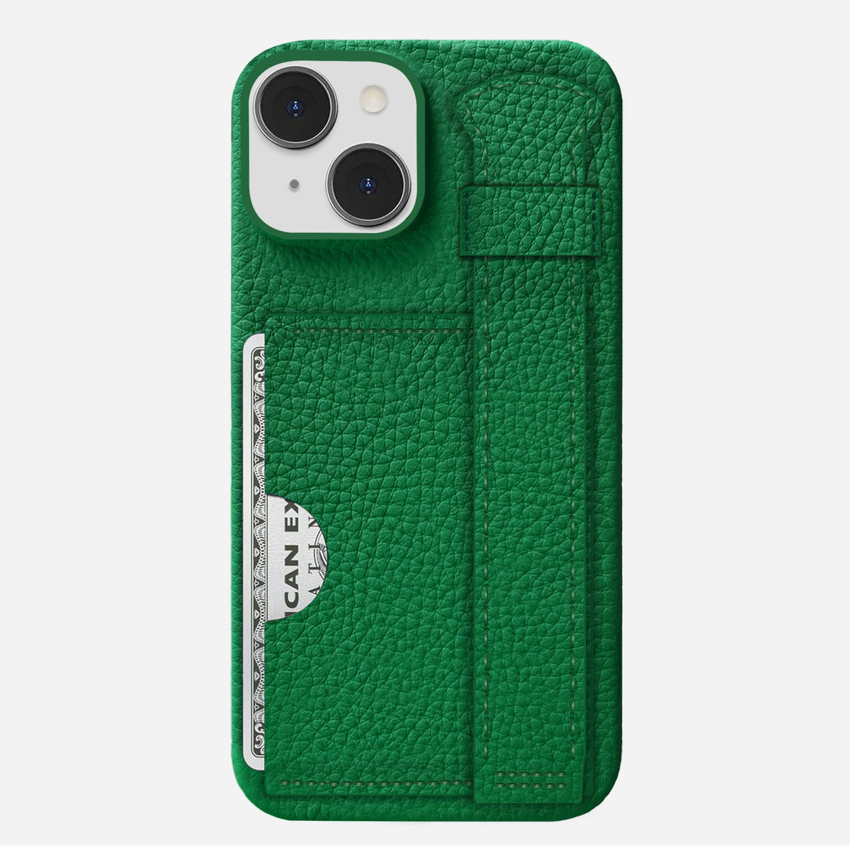iPhone 15 Leather Case — Ashe Handle Cardholder