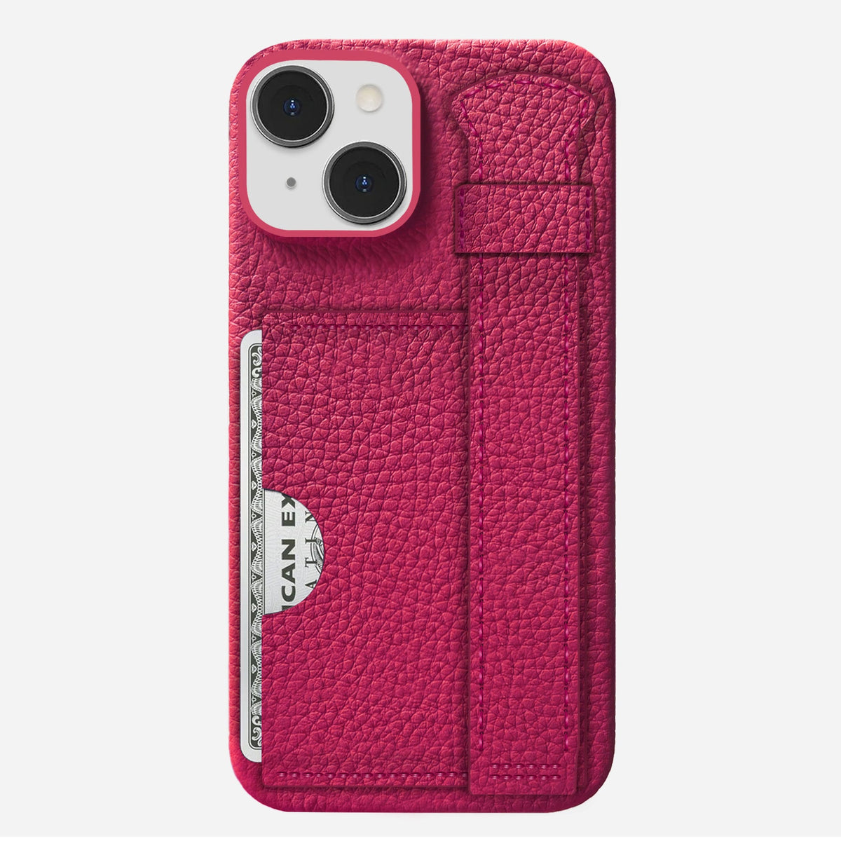 iPhone 15 Leather Case — Ashe Handle Cardholder