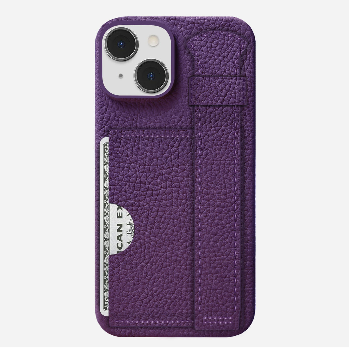 iPhone 15 Leather Case — Ashe Handle Cardholder