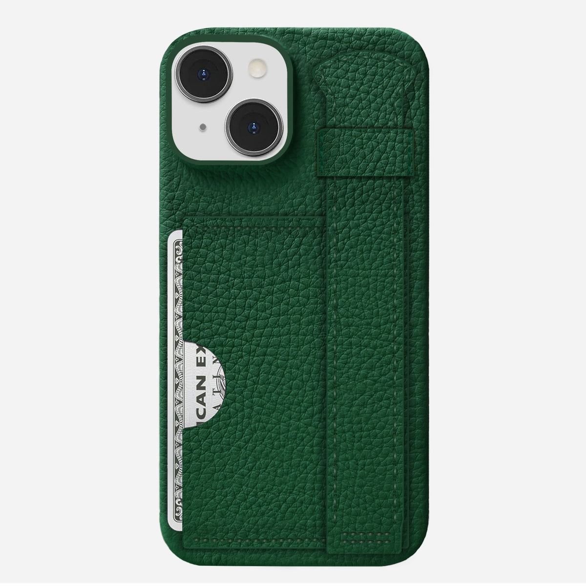 iPhone 15 Leather Case — Ashe Handle Cardholder