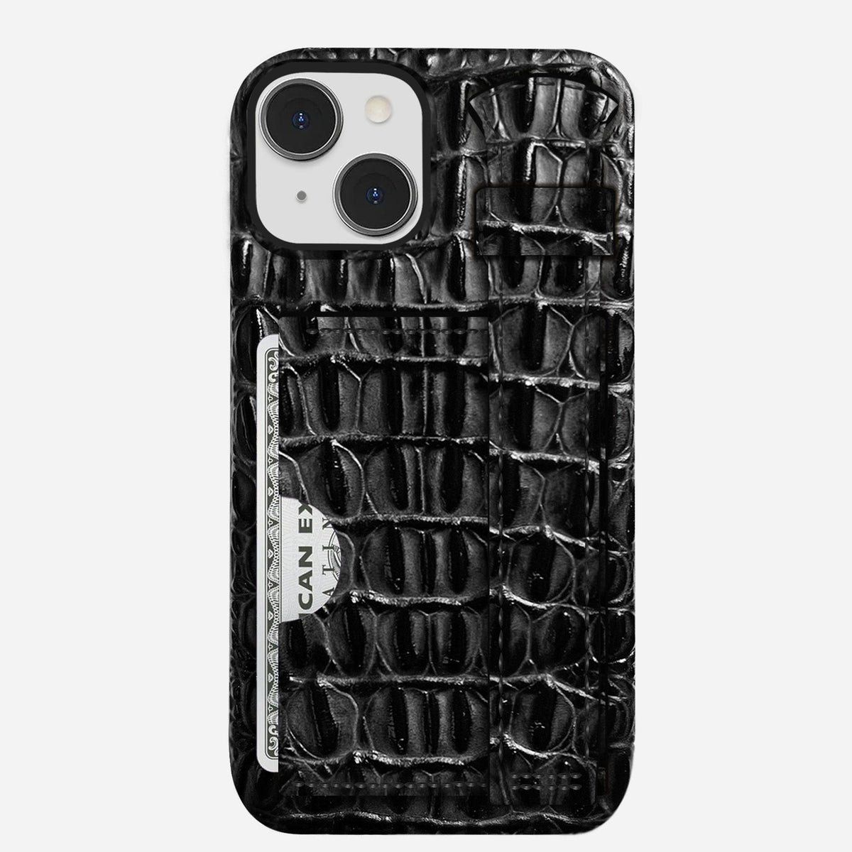 iPhone 13 Leather Case — Titan Handle Cardholder