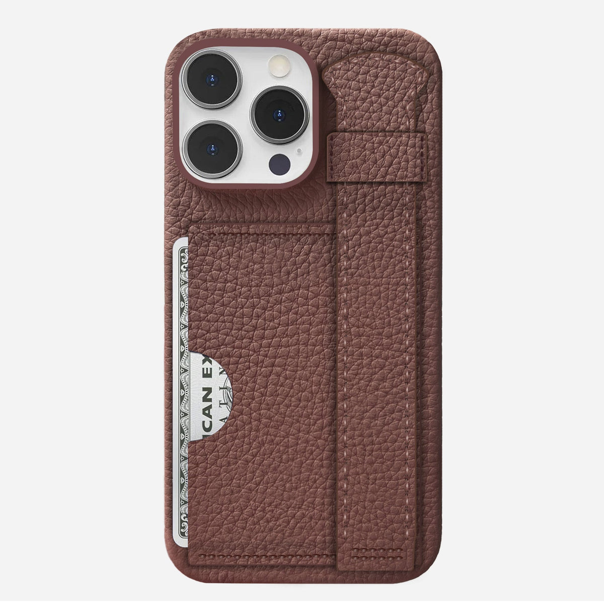 iPhone 13 Pro Leather Case — Ashe Handle Cardholder